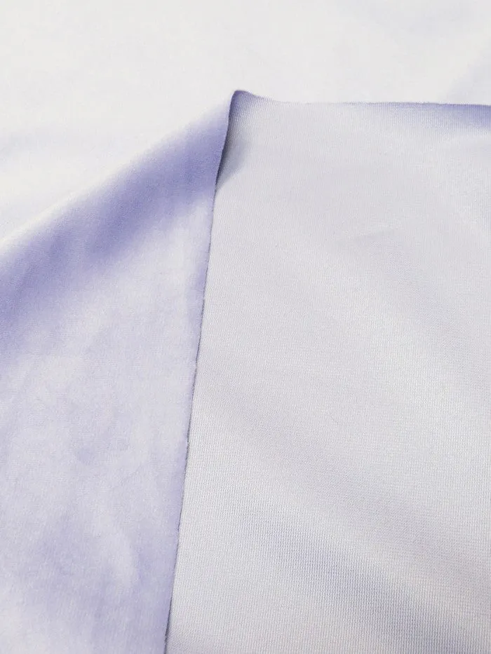 Matte Butter Velvet Drapery Upholstery Fabric / Silver / Sold By The Yard