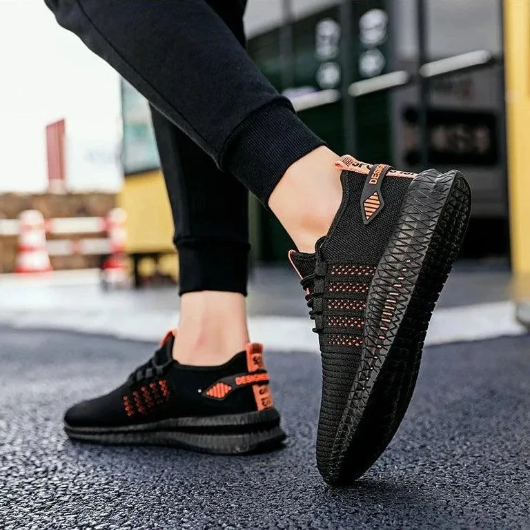 Men's Casual Shoes Fashion Sneakers Lightweight Breathable Male Footwear Lace Up Walking Shoe