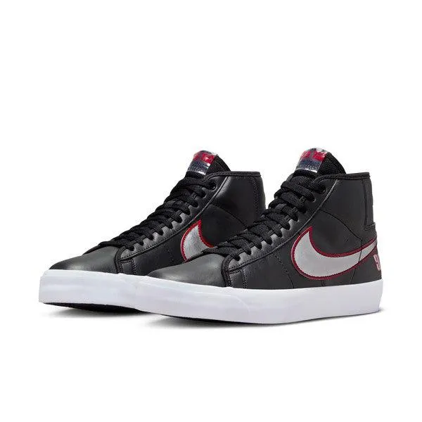 Nike SB Blazer Mid PRO GT Black - Metallic Silver - White