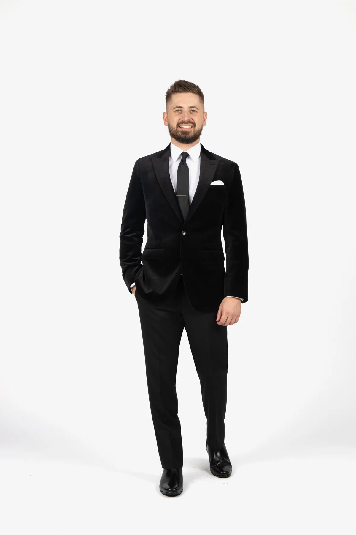 Savile Row | Velvet Tuxedo Jacket